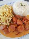 Strogonoff de salsicha