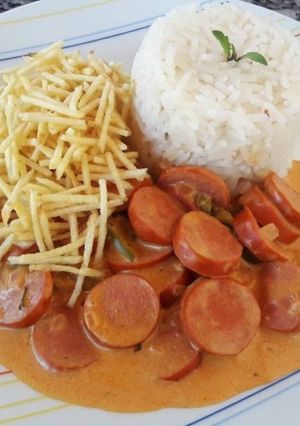 Foto de Strogonoff de salsicha