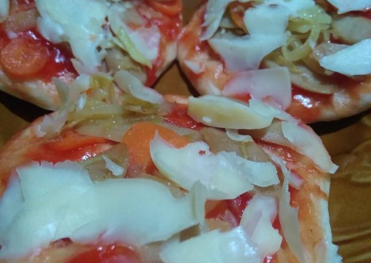 Cara Memasak Piza Mini Panggang Teflon Yang Gurih
