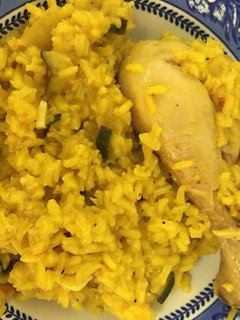 Una foto de Arroz con pollo (express)