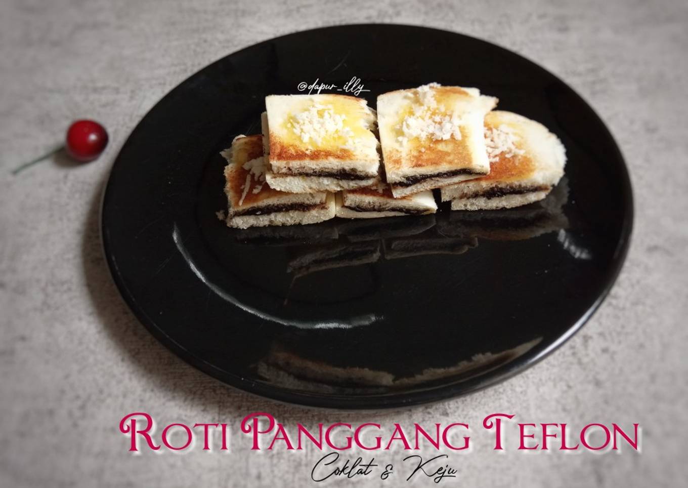 Roti Panggang Teflon Coklat & Keju