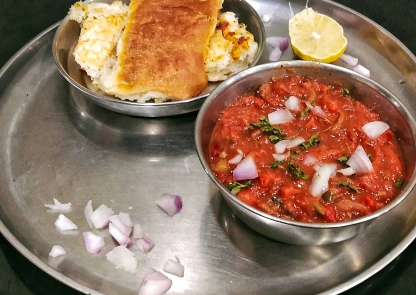 Beetroot Pav Bhaji