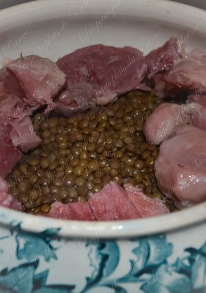 Une photo de Petit salé aux lentilles