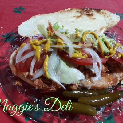 Lonches de pierna estilo Jalisco Receta de Maggie- Cookpad