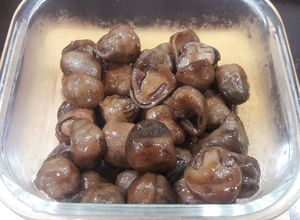 Hình của món Nấm rơm kho (chay).