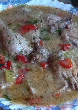 Una foto de Fricasé de pollo