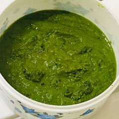 A picture of Mint chutney.