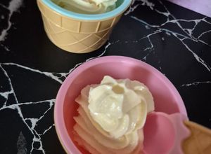 Une photo de Glace vanille au ninja swirl