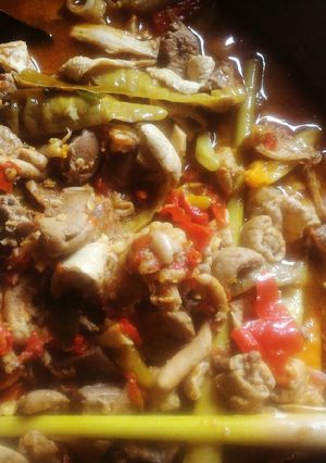 Foto resep Usus ampela hati bumbu rujak