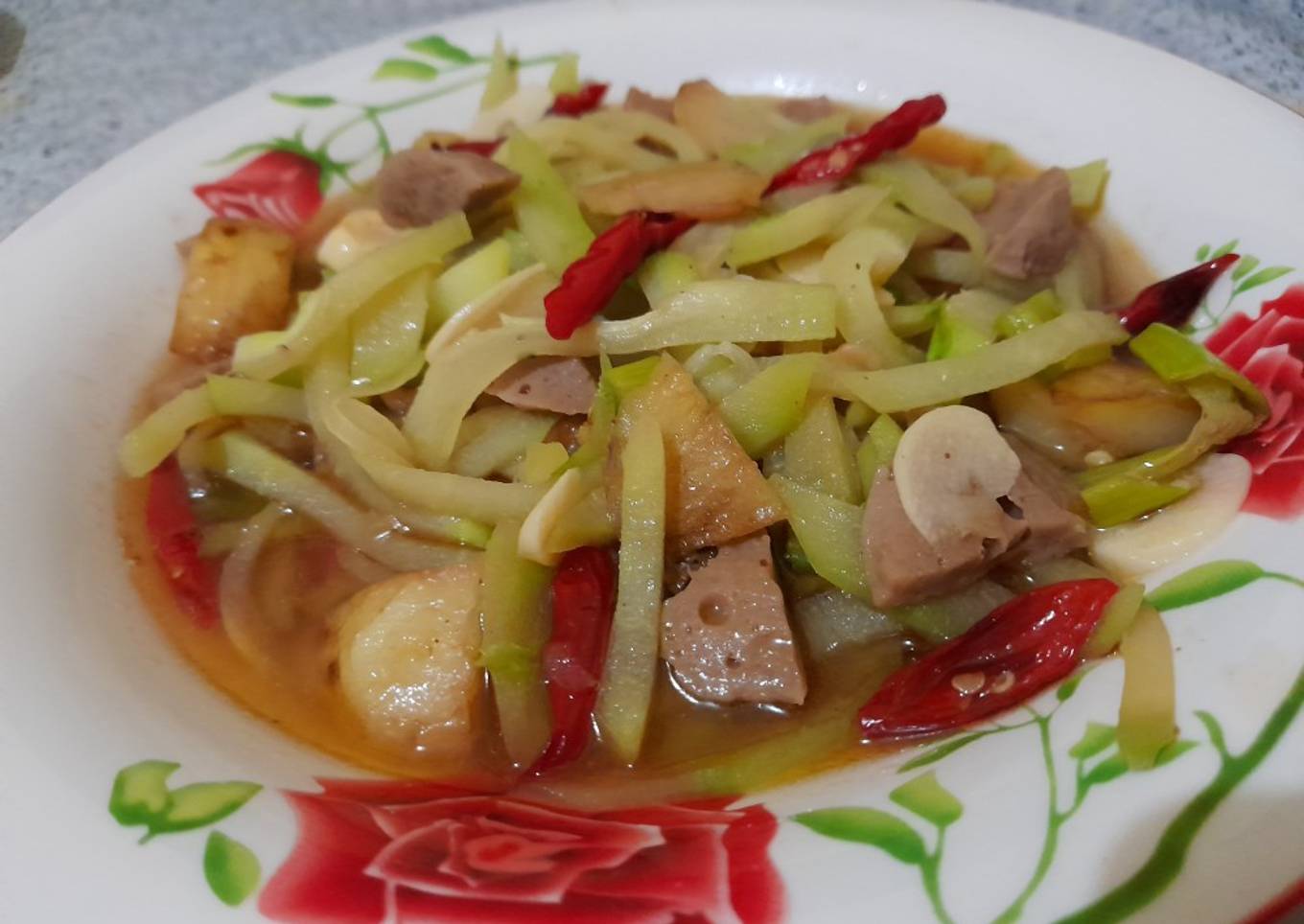 Tumis Labu Kentang