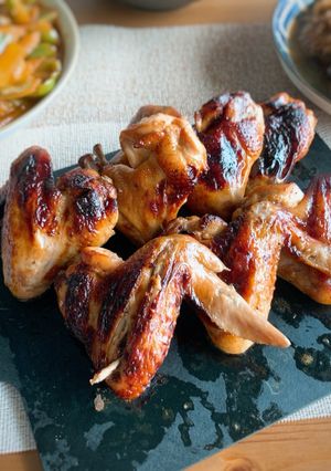 氣炸烤肉醬雞翅：烤肉醬新吃法，輕鬆氣炸香烤雞翅🍖 的食譜成品照片