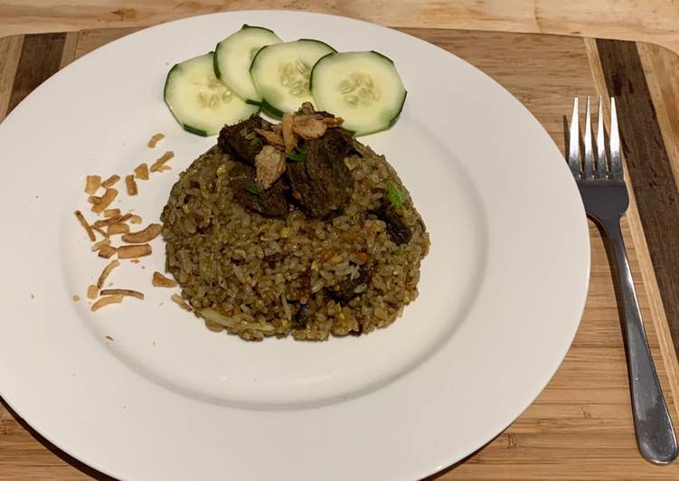 Resep Nasi goreng rendang yang Enak