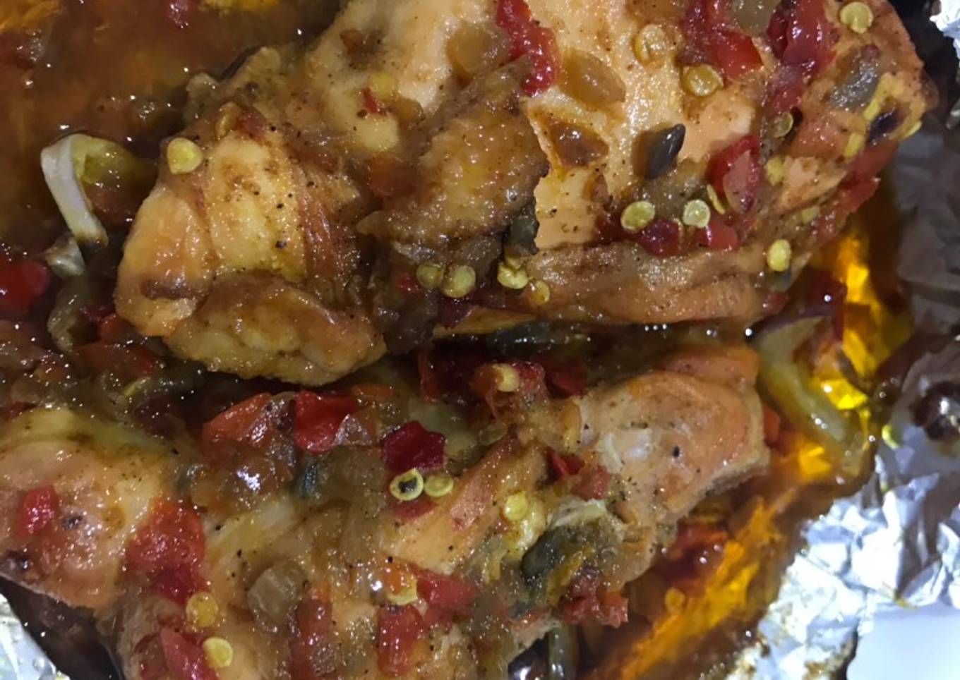 Roasted chicken