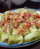 Cà tím hấp chan mắm gừng