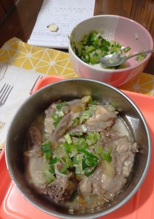Foto resep Ayam kukus jahe