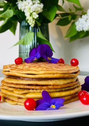 Glutén és laktózmentes amerikai palacsinta recept fotója