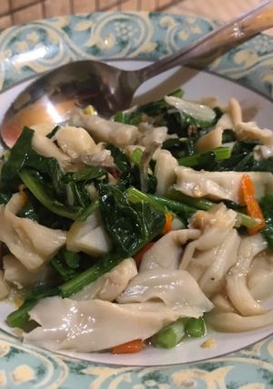 Foto resep Tumis Jamur Tiram Baby Kailan