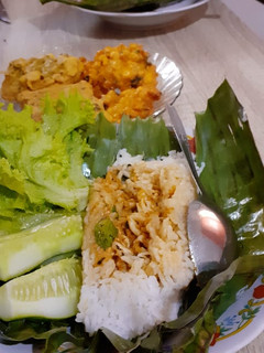 Foto resep Nasi bakar sambal cumi