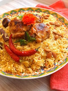 صورة لوصفة كبسة سعودية على طريقة الغالية ام دحوم