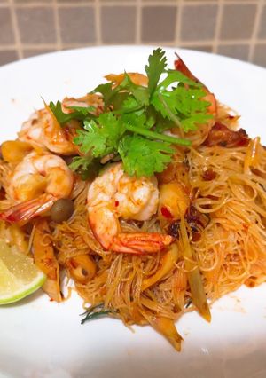 รูปของ เส้นหมี่ผัดต้มยำกุ้ง