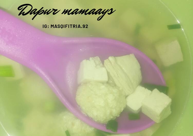 Resep Sup tahu rempah dengan bola2 ayam | Cara Membuat Sup tahu rempah dengan bola2 ayam Yang Bikin Ngiler