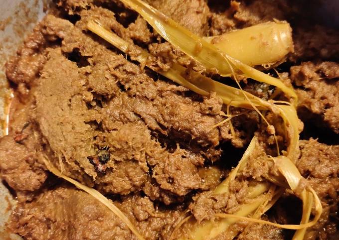 Standar Resep memasak RENDANG BUMBU INSTAN &#34;BOEMBOE&#34; yang lezat