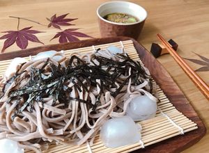 Hình của món Mì Soba Lạnh - Nước Chấm Tsuyu.