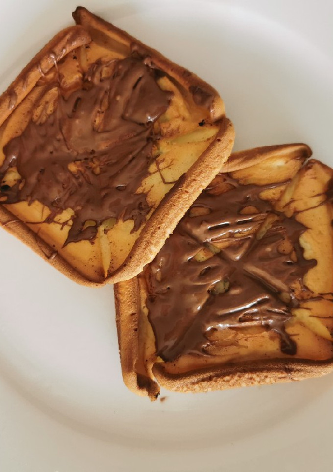 Una foto de Sandgofres improvisados Gluten free