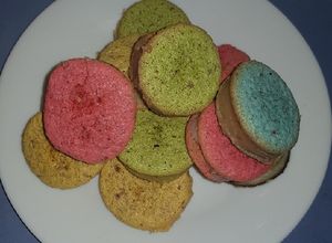 Una foto de Macarons franceses