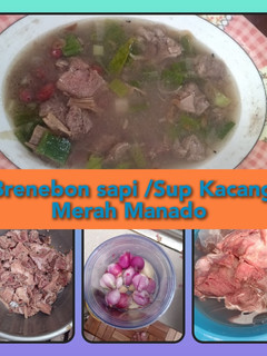 Foto resep Sup Kacang Merah Manado/Brenebon