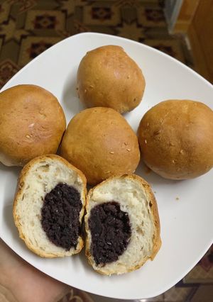 Hình của món Bánh nướng nhân đen.