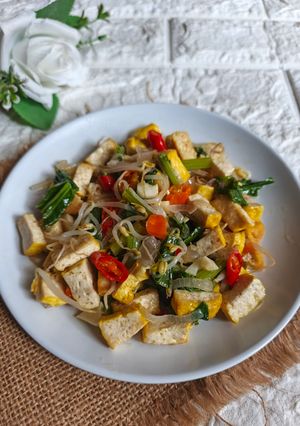 Foto resep Tumis Tahu, Tauge dan Caisim