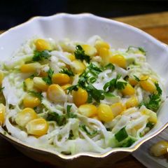 Cabbage corn salad A picture of Cabbage corn salad.