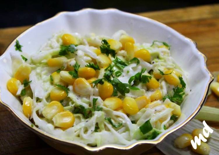 Steps to Prepare Quick Cabbage corn salad