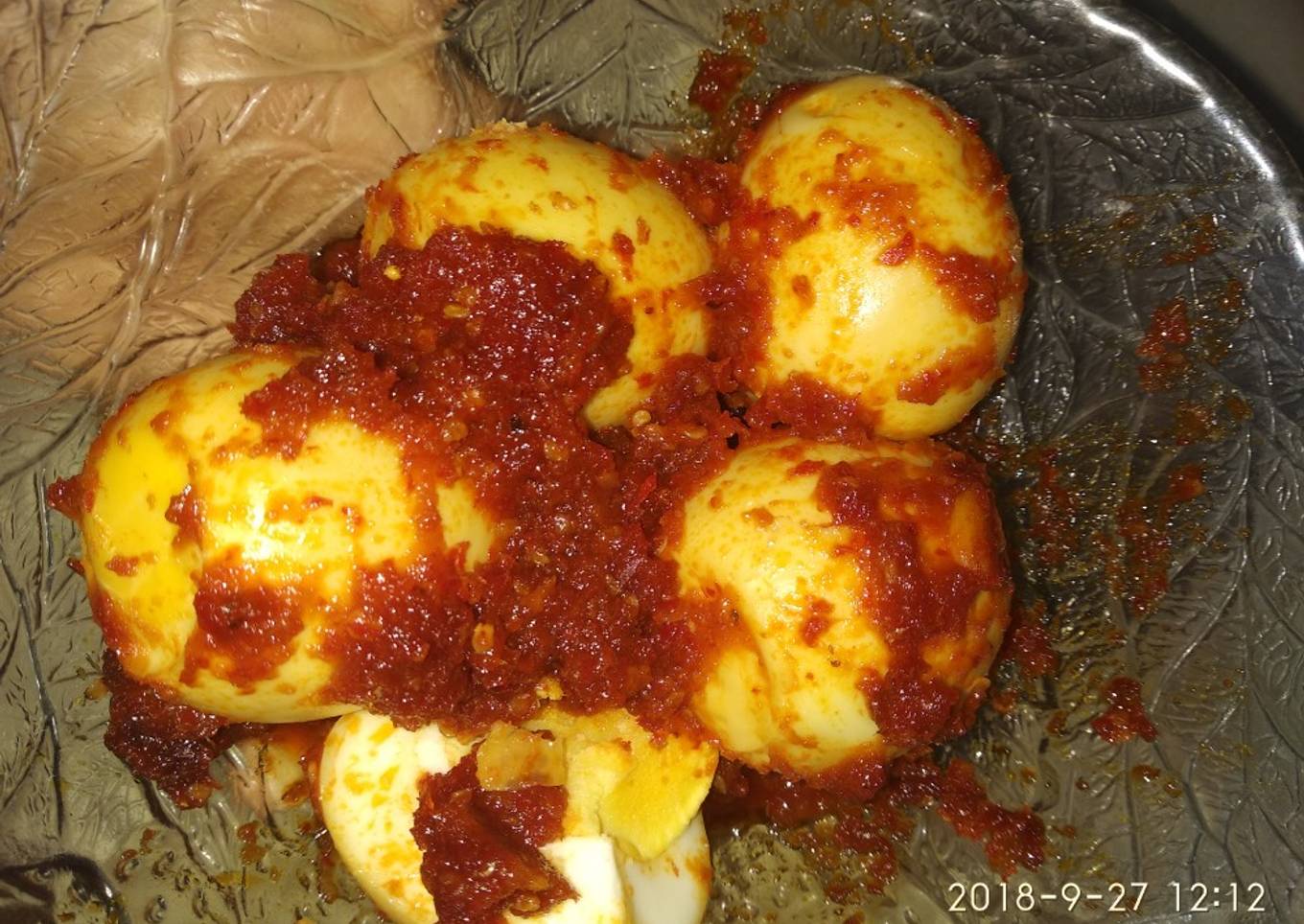 Telur ayam balado