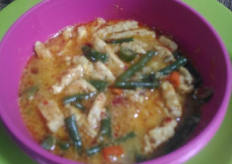 Sayur LodehTempe Kacang Panjang