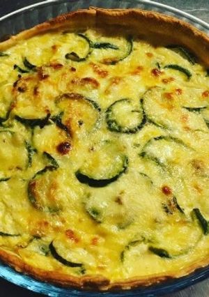Una foto de Tarta de zuchinis