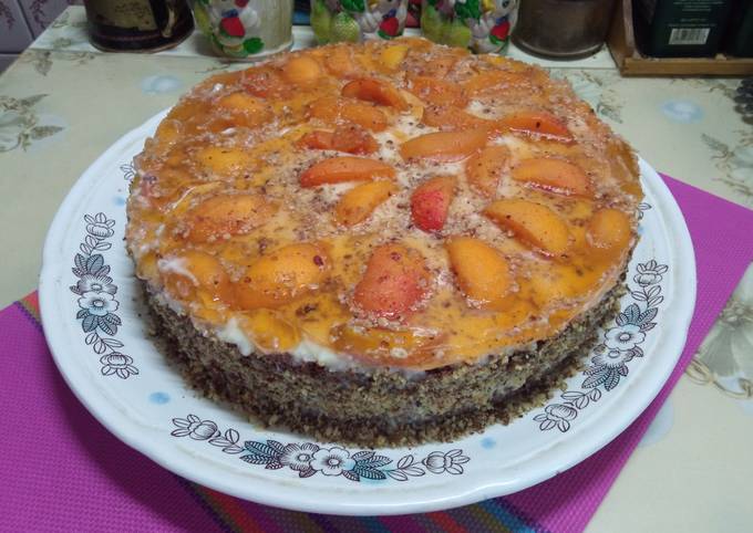 Торт с абрикосами — рецепты с фото пошагово. Как сделать абрикосовый торт?
