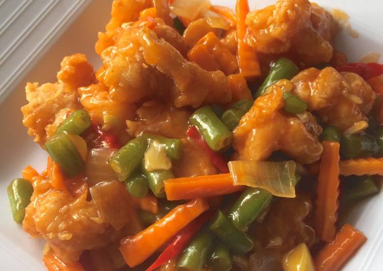 Cara Memasak Udang Asam Manis Yang Renyah