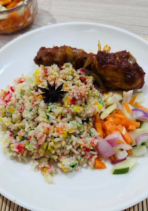 Foto resep Nasi Hujan Panas Khas Malaysia