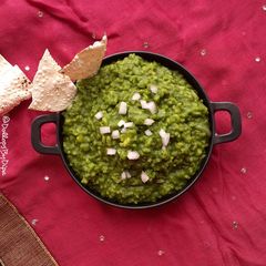 Spinach khichdi A picture of Spinach khichdi.
