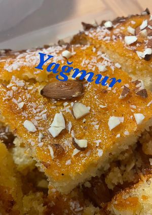 صورة لوصفة بسبوسة بجوز الهند