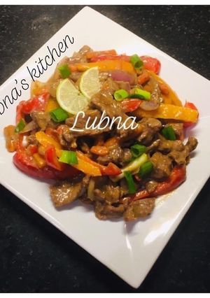 A picture of Beef Szechuan.