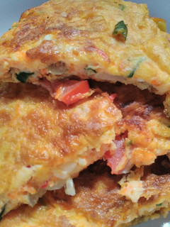Foto resep Telur dadar sayuran