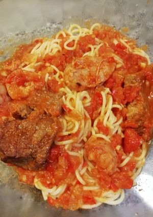 Una foto de Tuco con carne y chorizo bien de otoño 🍁🍂🍁con tips!