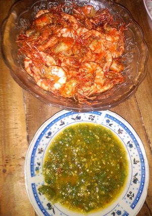 Foto resep Udang goreng gurih sambel korek