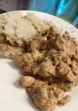Una foto de Pollo a los 4 quesos!!! Tip