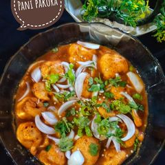 A picture of Khata Pani pakora.