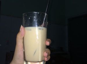 Hình của món Trà sữa làm bằng lipton.