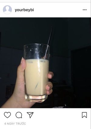 Hình của món Trà sữa làm bằng lipton.